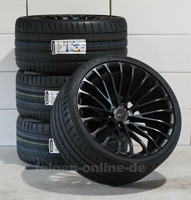 Breyton LS schwarz + Continental + RDK Kompletträder in 22 Zoll für BMW X5 F15