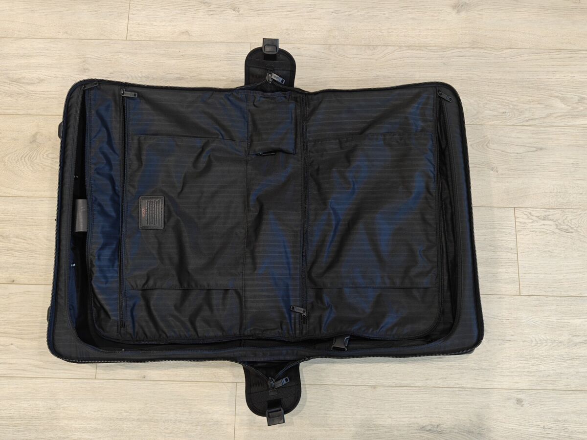 TUMI Alpha 2 Wheeled Extended Trip Garment Bag - Black ONLY TUMI Alpha 2 Wheeled Extended Trip Garment Bag - Black ONLY