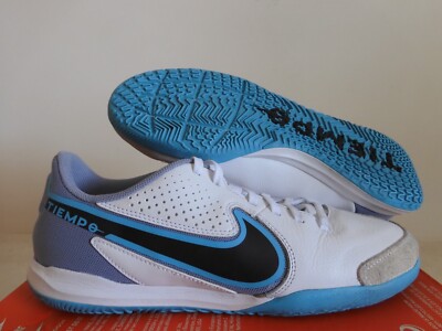 Nike Tiempo Legend 9 Academy Ic White-Black-Baltic Blue Mens Sz 7.5 [DA1190-146]