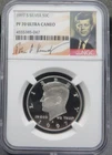 1997 S  SILVER  KENNEDY NGC  PF 70 UCAM LOW MINTAGE LOW POP SIGNATURE LABEL