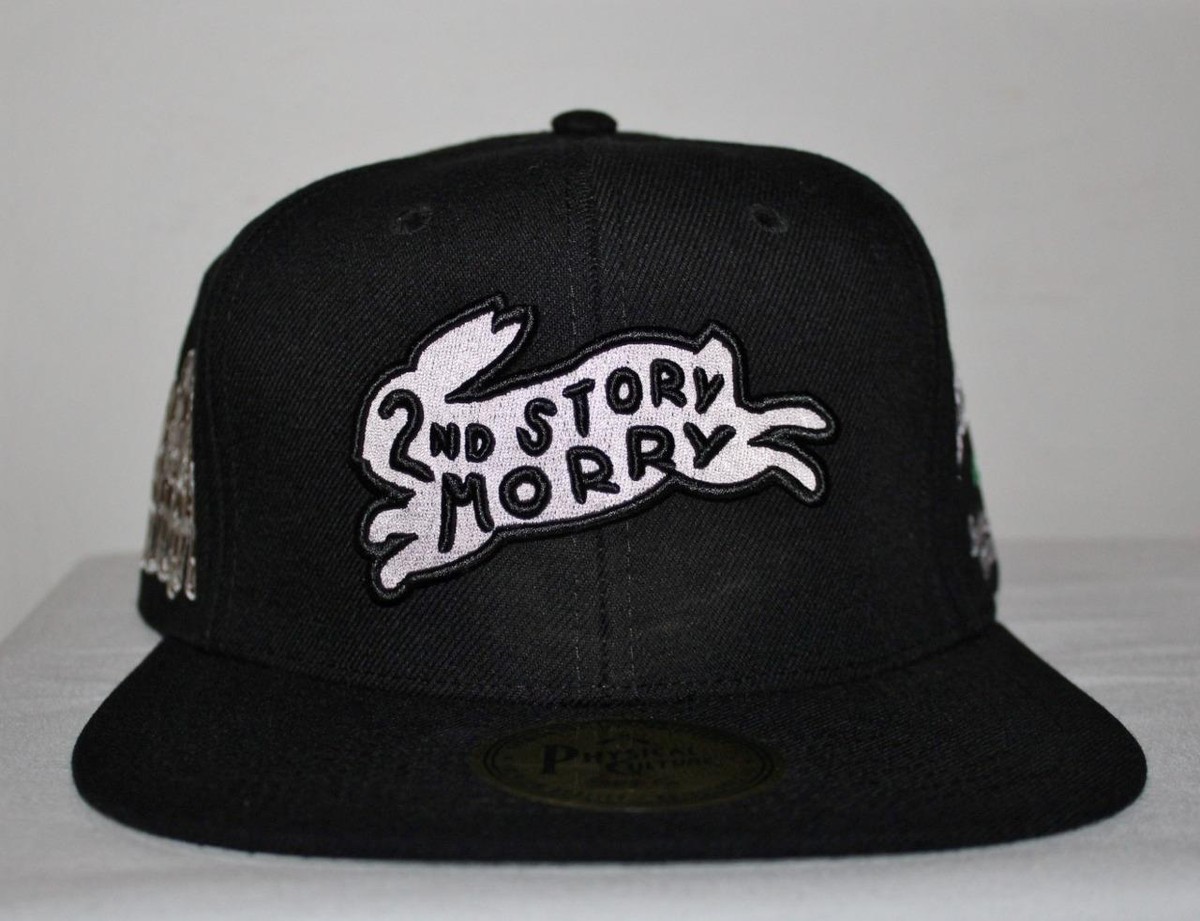 帽子 main story Cap S/M Nearly Black PITTSBURGH 2nd STORY MORRY Black Fives NEGRO Basketball Snapback