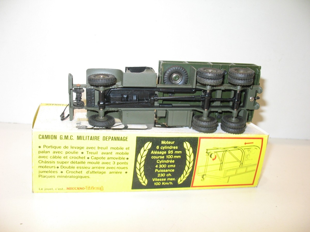 Dinky Toys GMC Grue Militaire (Lot 7 Sable) - Échelle 1:43 - Occasion Comme Neuve