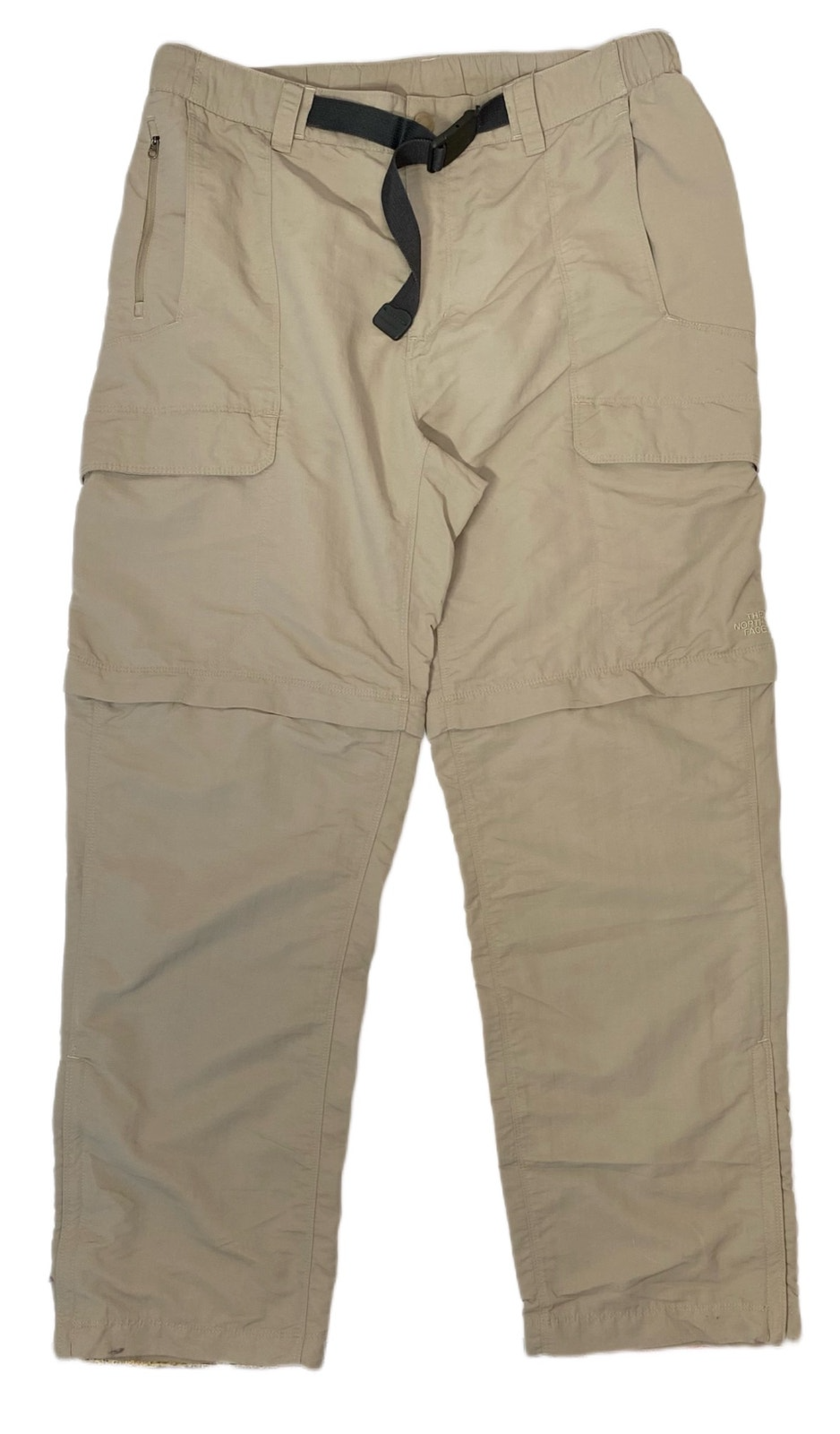 North Face Mens Cargo Hiking Pants Shorts Tan Size L Outdoor Adventure