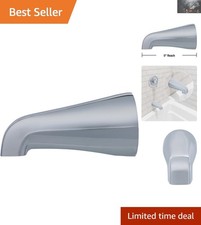 Traditional Curve Chrome Tub Spout, One-Pack Without Diverter - Upgrade Now