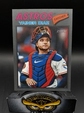 2026 Topps Heritage Dark Gray Border SP #219 Yainer Diaz