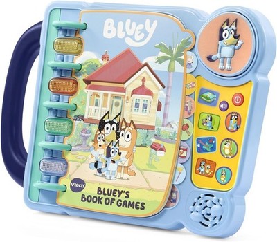 Bluey Interactive Book of Games for Kids | Learning Toy with Sounds & Activities