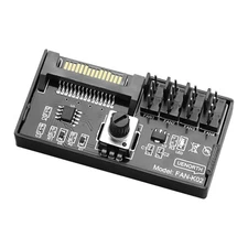 XMSJSIY Cooling Fan Speed Knob Controller 12V 4 Pin PWM PC Chassis Fan Adapte...