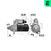 Anlasser Starter Era 220757A 12V FüR Vw Tiguan Sharan 7N1 7N2 Golf 7 5G1 BQ1 BE1