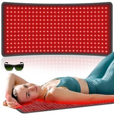 Red Light Therapy Mat for Body, 60W 31.5" x 11.8" 660nm 850nm 360 LEDs Home...