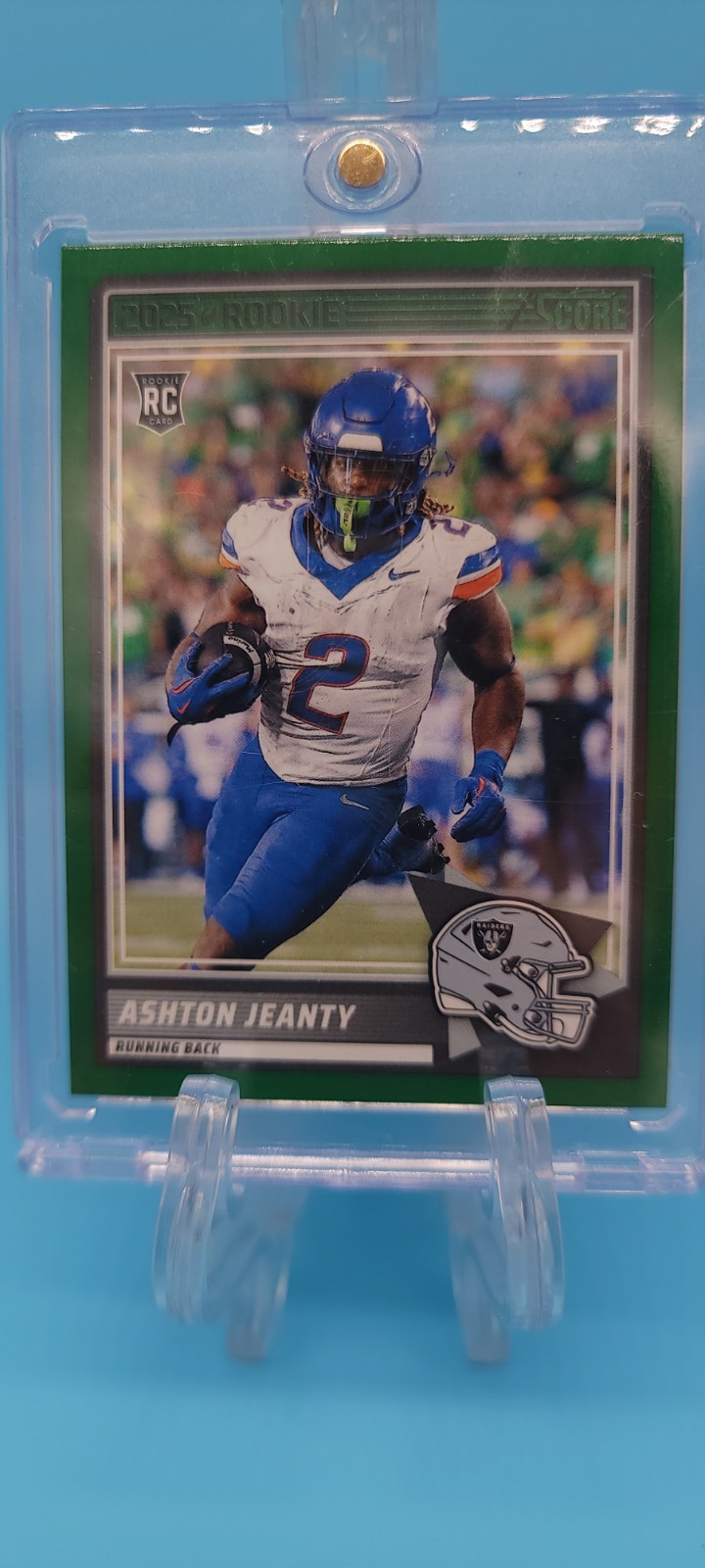 2025 Score - Rookies Ashton Jeanty #14 Green (RC)