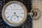 Antique Elgin 11 Jewel Size 16 Grade 92 Pocket Watch For Parts or Repair