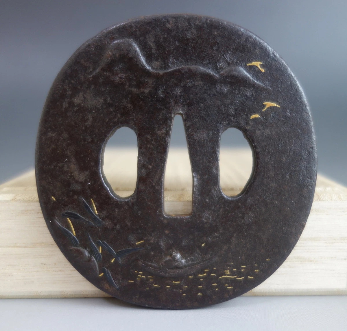 Iron 主1850-1899 年日本刀镡| eBay