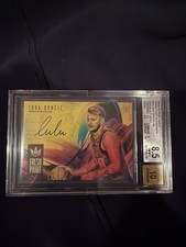 2018-19 Court Kings Fresh Paint Autographs #28 Luka Doncic Black Box 1/1—Auto 10