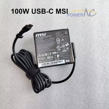 Genuine MSI 100W Power Supply for Prestige 13 14 15 16 Evo Laptop Fast Charging