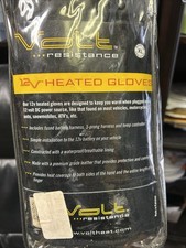 Volt Resistance 12V Heated Waterproof Breathable Leather Gloves XL Black Winter