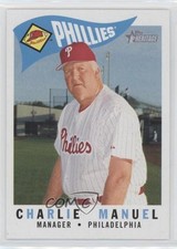 2009 Topps Heritage Charlie Manuel #222 0d8