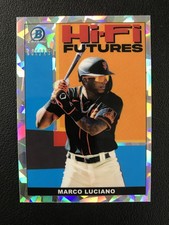 2022 Bowman #HIFI-7 Marco Luciano Giants Hi-Fi Futures Atomic Refractor /150