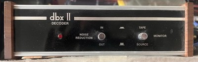 DBX 21 Disc/Tape Decoder Type II Noise  Reduction Unit