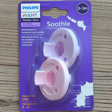 Philips AVENT Soothie Pacifier 0-6M Pink/Purple BPA-Free Single Piece SCF190/20