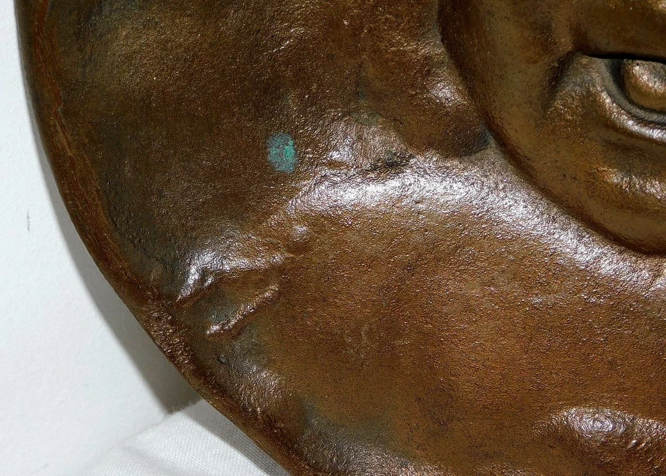 ANCIENNE SCULPTURE BRONZE JEAN QUI RIT ? ENFANT SIGNÉE DERRÉ EMILE FIN XIXème - Photo 3/4