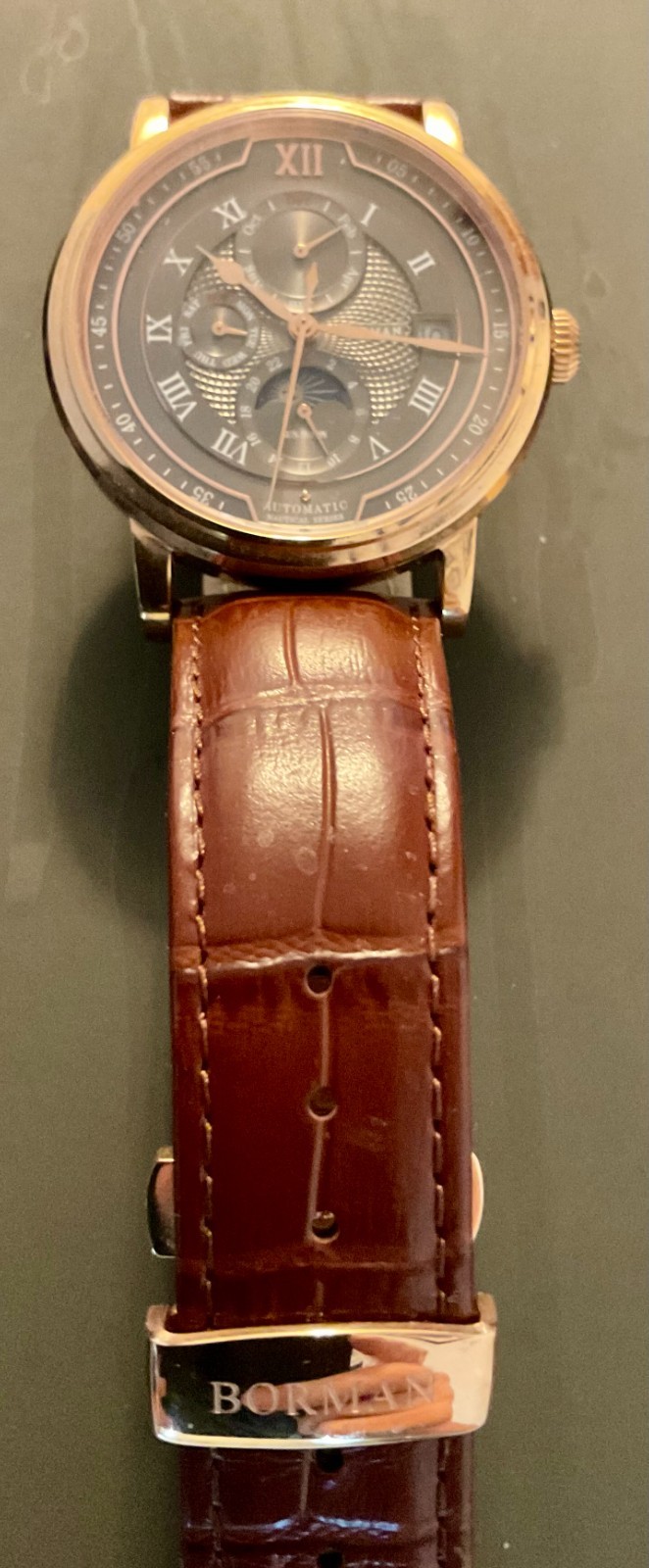 EUC Multifunction Automatic Borman Moon Phase Wat… - image 15