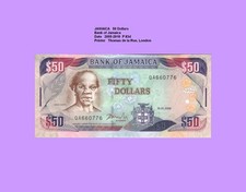JAMAIKA  JAMAICA  50 DOLLARS  2009 #6125 Unc P.83d###