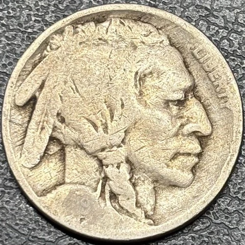 1919 Buffalo Nickel • (VG) Very Good to Good • Philadelphia Mint Date Restored