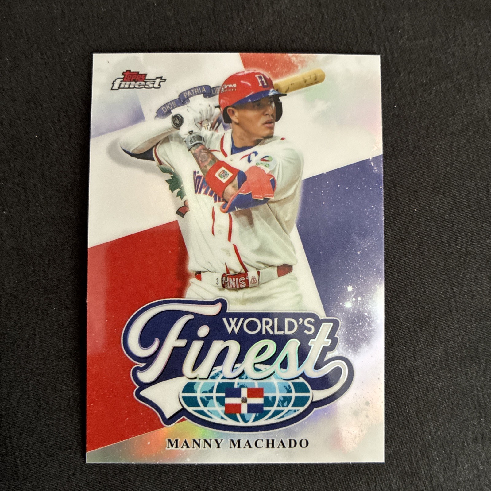 2026 Topps Finest Manny Machado World's Finest Insert Refractor #WF-20 D.R.