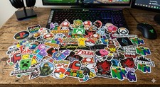 10 Random Gamer/gaming Stickers Decals Phone Laptop