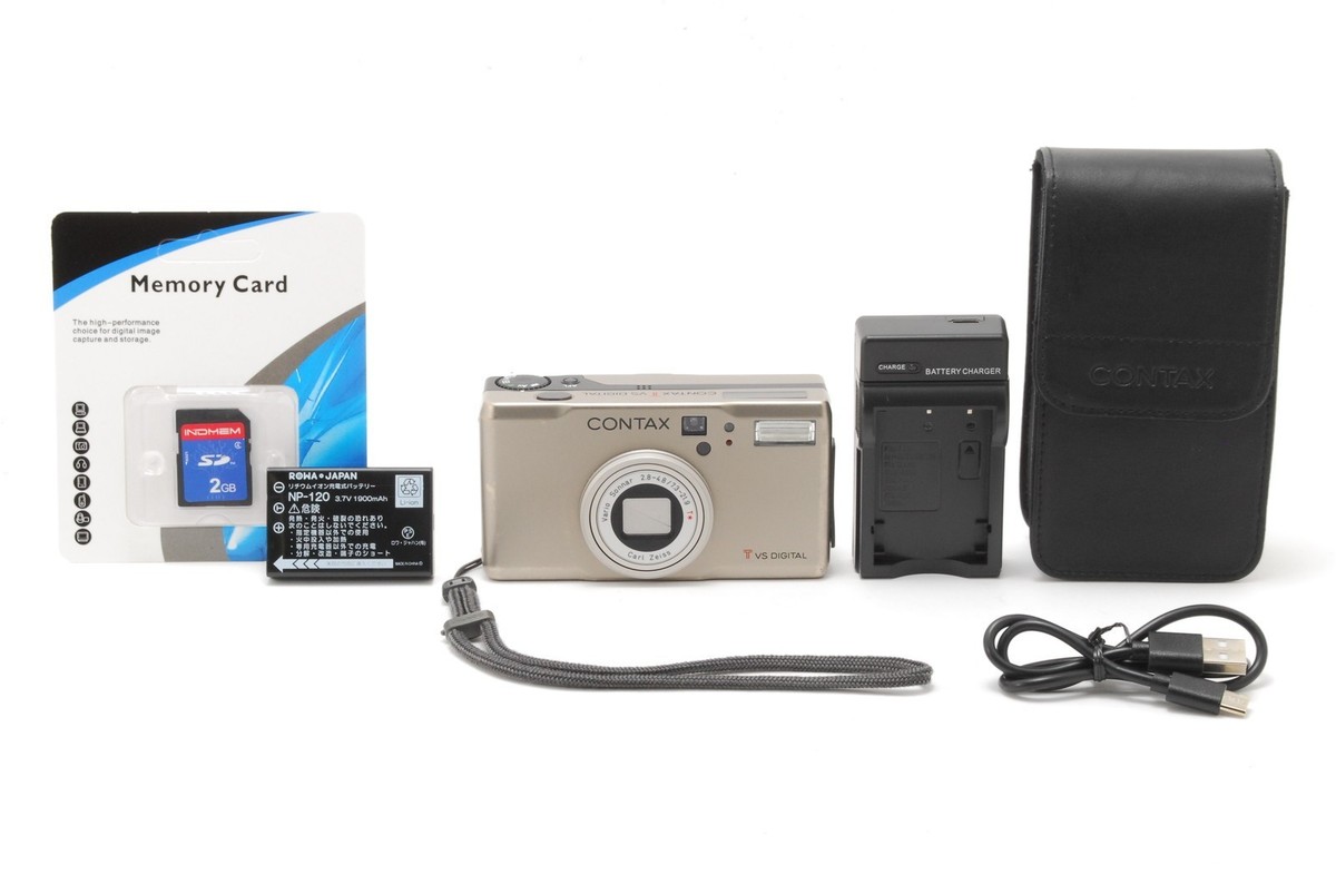 Almost Mint] Contax TVS Digital Compact Camera Titanium