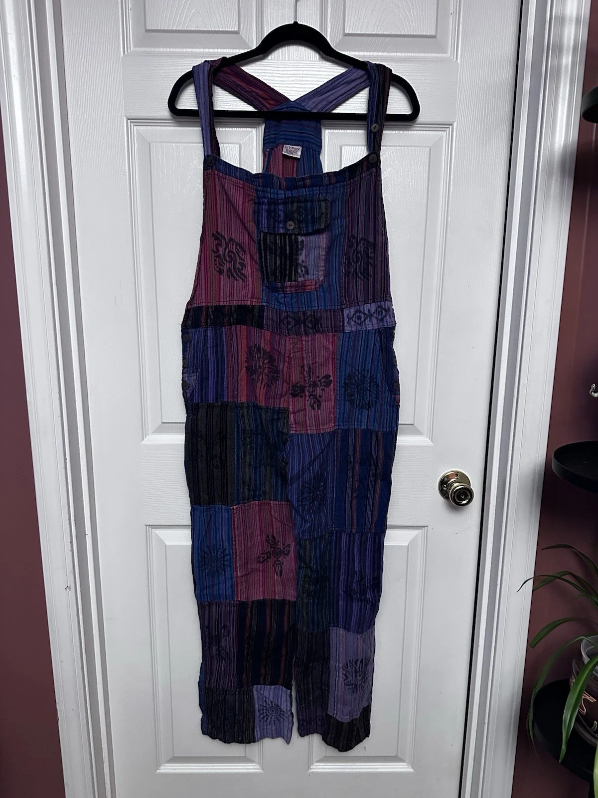 Gypsy Rose Patchwork Henna Designs Hippie Boho Overalls Free Size 100% Cotton
Opens in a new window