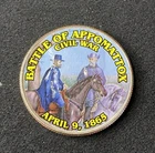 Colorized Kennedy Half Dollar Civil War Battle Of Appomattox Free Shipping