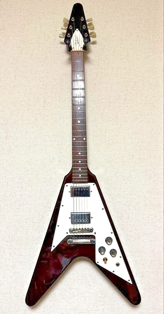 TOKAI FV-50 Flying V Basswood Maple Wine Red Vintage Rare Guitar