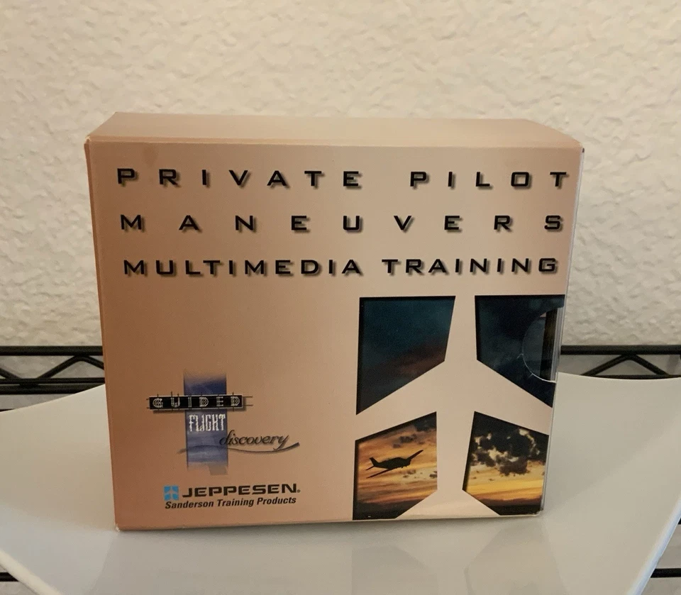 JEPPESEN Piloto Privado MANIOBRAS 5-CD Set Multimedia Entrenamiento Software *AVIACIÓN Foto 3 de 4
