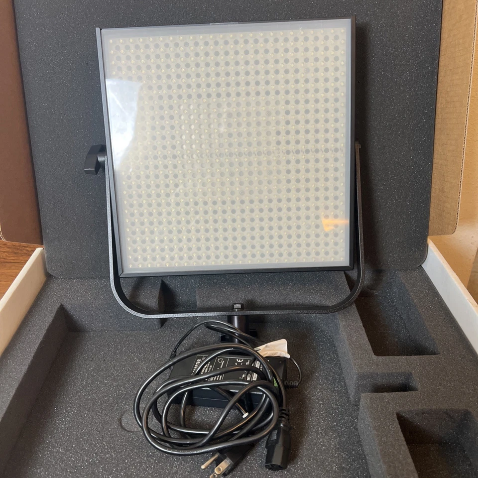 Litepanels 1x1 D-Flood LED Light Panel Model 3285 Power Supply Cords no bracket - Image 2 of 4