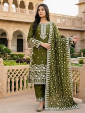 INDIAN DESIGNER NEW SALWAR KAMEEZ WEDDING BOLLYWOOD PAKISTANI PARTY WEAR DRESS