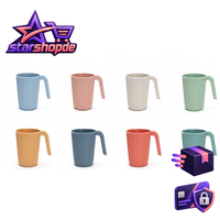 Trinkbecher Set 8Er 350Ml Bruchfest Wiederverwendbar Bunte Plastikbecher 8 StüCk