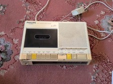 Vintage Philips D3702/05 Electronic Clock Radio / Recorder