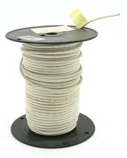 20AWG AWM 3239 High Voltage Silicone Rubber Wire, 30kV, White, 10ft