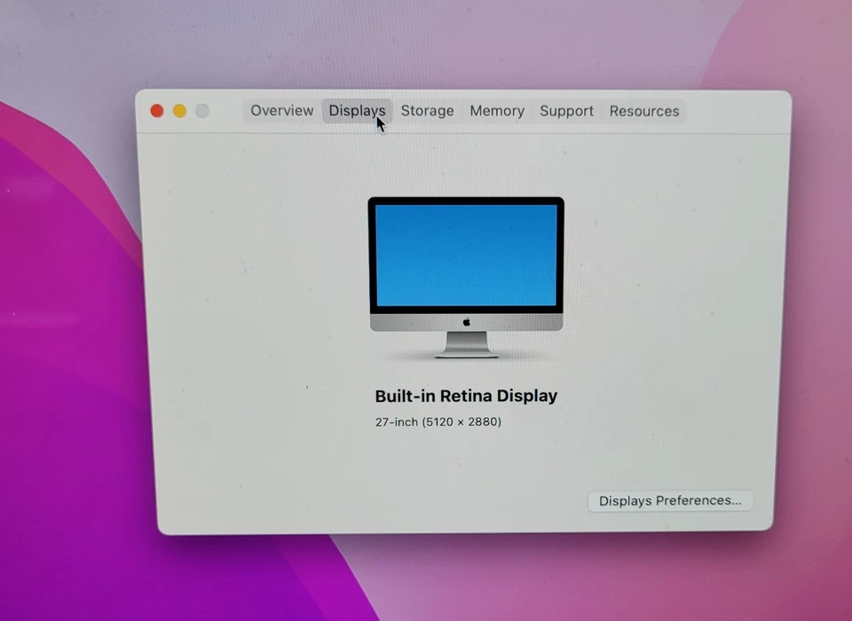 Apple iMac Retina 5K 27" 2015 6th Gen Core i5 3.2GHz 16GB RAM 1TB HDD R9 M380 - Image 4 of 4