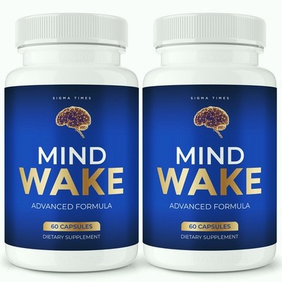 Mind Wake Pills, MindWake Brain Supplement to Support Memory & Sharp Focus -2PK