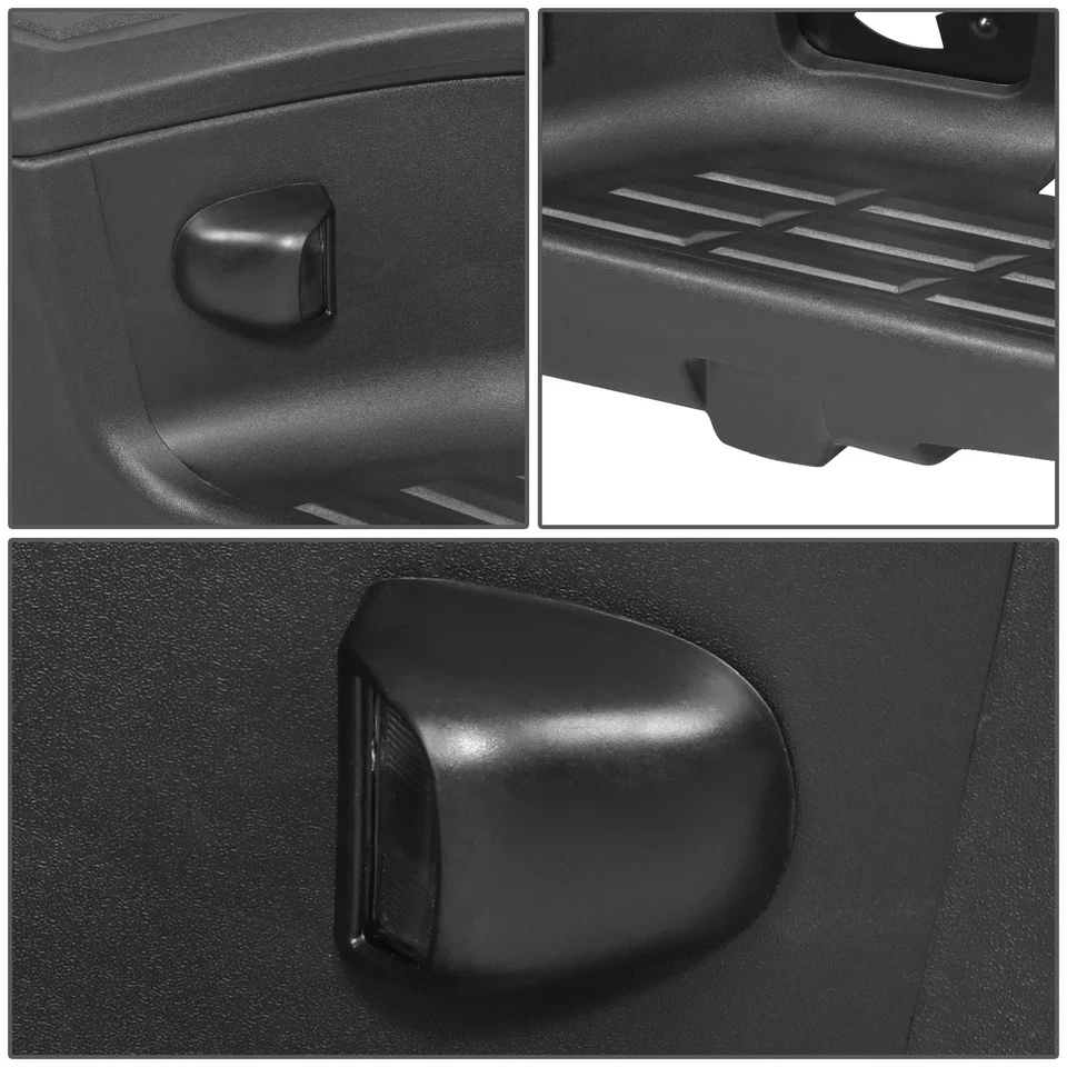 FOR 07-13 SILVERADO SIERRA 1500 CHROME STEEL REAR STEP BUMPER W/O SENSOR HOLES Foto 2 de 4