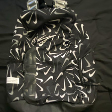 Nike Elite Large 32L Basketball Backpack Black/White/Gray Zip 2 Pockets