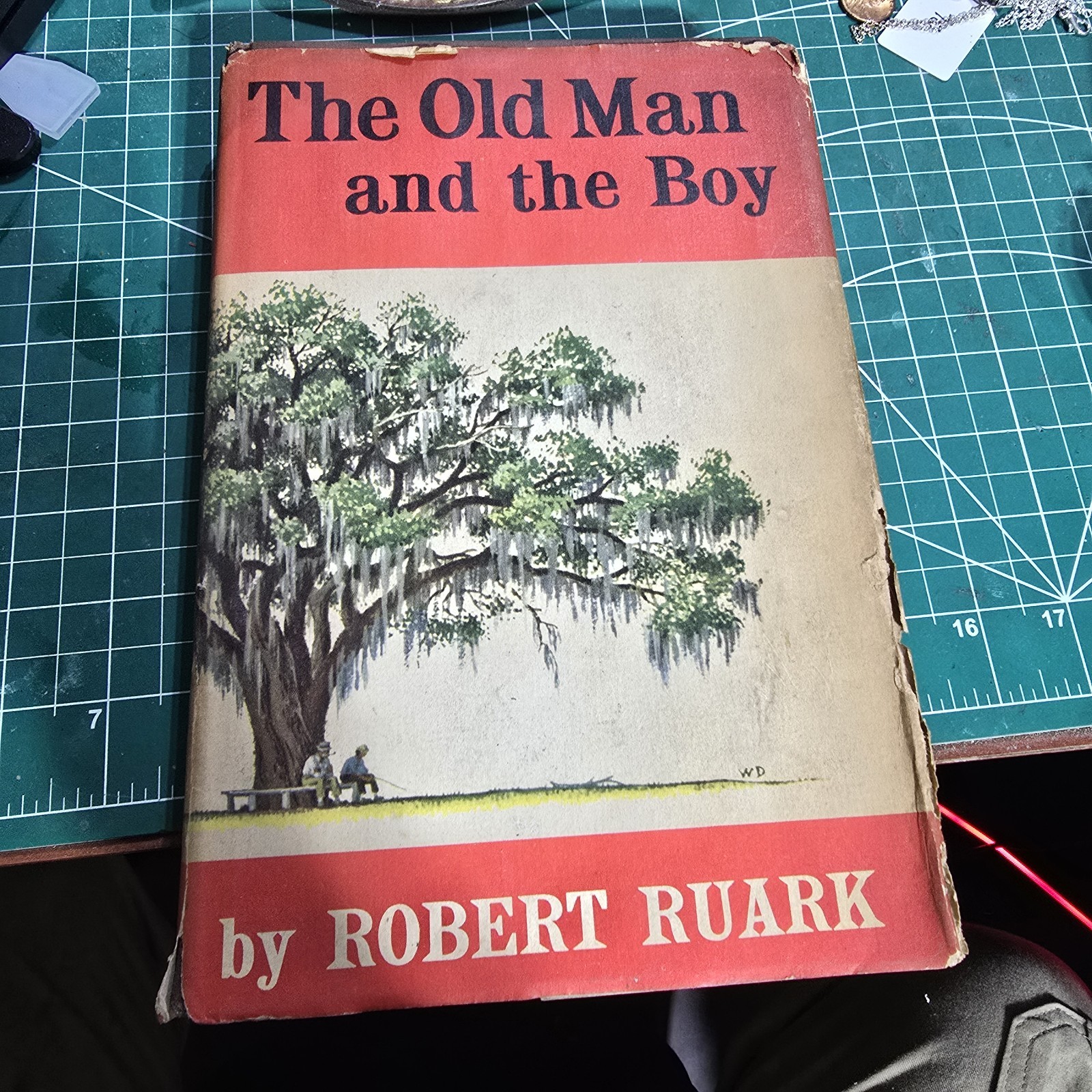 THE OLD MAN AND THE BOY Robert Ruark 1957 1st Ed, 1st Print,  HB NF/DJ Very Good