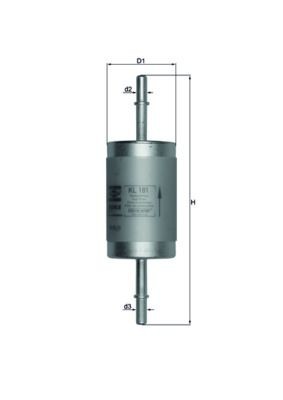 Knecht Kraftstofffilter KL 181 FüR Ford Ford USA Jaguar Lincoln-image