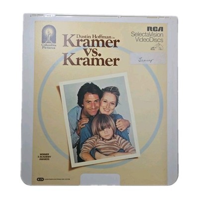 Kramer Vs Kramer, RCA Selectavision Videodisc CED, Tested, Dustin Hoffman 