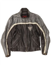 Giacca da corsa uomo Dainese in pelle EU 46 2XS nero colorblock BH01