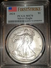 2024 PCGS MS-70 American Silver Eagle Flag Label