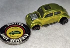 Vintage Hot Wheels Redline 1967 TRUE YELLOW Custom Volkswagen - KILLER FILLER!!