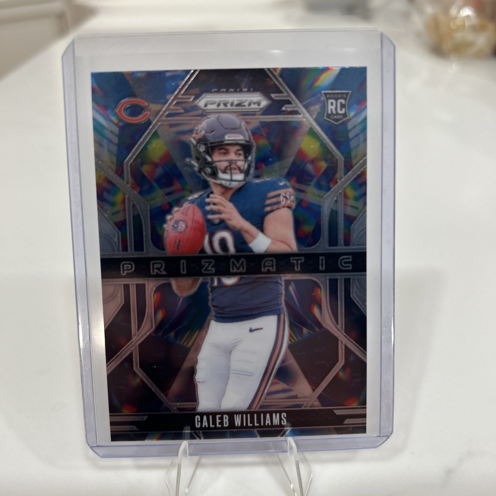 Caleb Williams 2024 Panini Prizm Prizmatic Rookie RC Chicago Bears